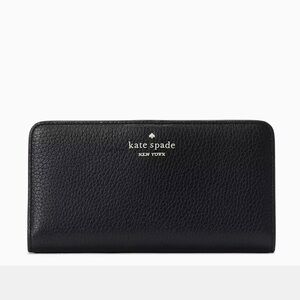 Kate Spade Dumpling Large Slim Bifold Wallet 
COLOR: Black